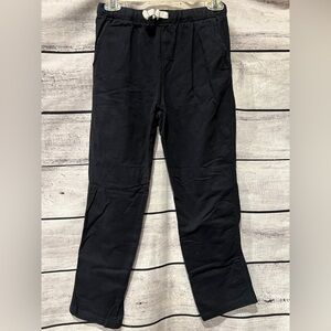 Carter's Boys Black Joggers Medium Weight 100% Cotton Elastic Drawstring Waist